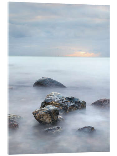 Akrylbillede Sunrise on the Baltic Sea