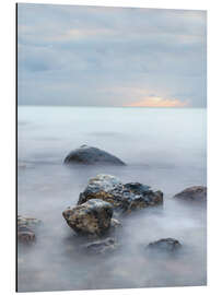 Print på aluminium Sunrise on the Baltic Sea