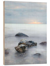 Holzbild Sonnenaufgang an der Ostsee - Nils Steiner