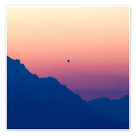 Wall print Sunrise in the Austrian Alps - Nils Steiner