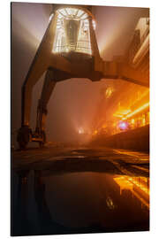Aluminium print Crane in the port of Hamburg - Nils Steiner