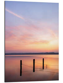 Magnettafel Sonnenaufgang am See