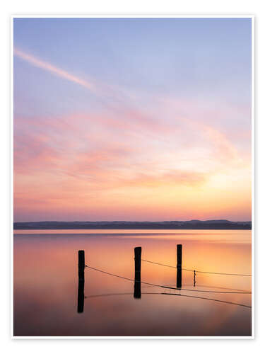 Juliste Sunrise at the lake