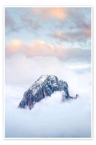 Poster Berggipfel in den Alpen