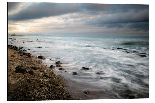 Alubild Sturm an der Ostsee
