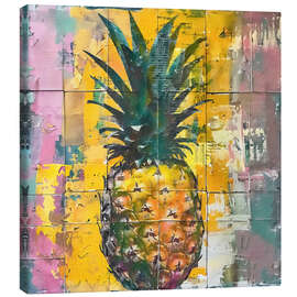 Lienzo Tropical fruits - Pineapple