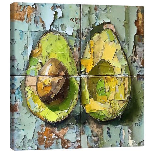 Lienzo Tropical Fruits - Avocado