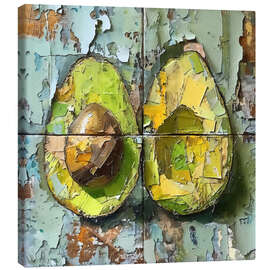 Lienzo Tropical Fruits - Avocado