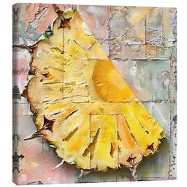 Canvas print Pineapple slice