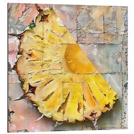 Magnettafel Ananasscheibe