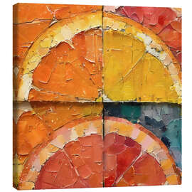 Canvas print Orange slices - Willow Studio