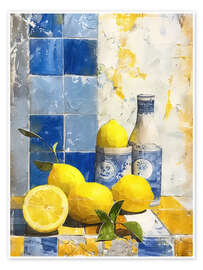 Wall print Lisbon Lemon - RileyB