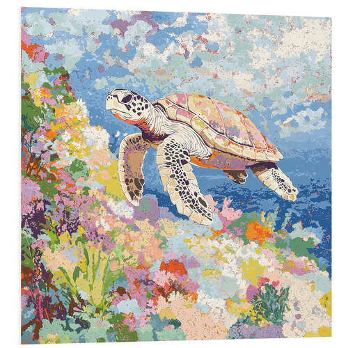Obraz na PCV Colourful Turtle