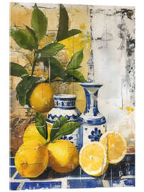 Acrylglas print Mediterranean Lemons