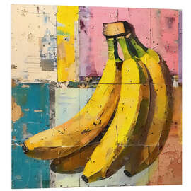 Cuadro de PVC Tropical fruits - Bananas