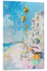 Acrylic print Coastal Village - LSR Design Studio