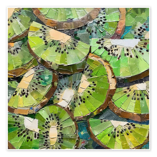 Poster Kiwi slices