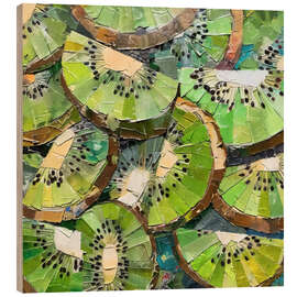 Tableau en bois Kiwi slices - RileyB