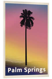 Cuadro de metacrilato Palm Springs Travel Art - Charles Harker