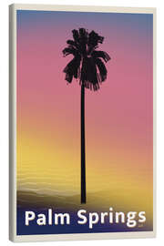 Tableau sur toile Palm Springs Travel Art - Charles Harker
