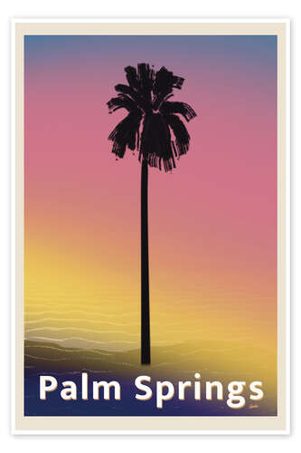 Poster Palm Springs Reisekunst