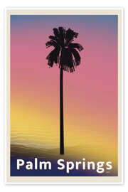 Wandbild Palm Springs Reisekunst - Charles Harker