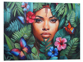 Hartschaumbild Regenwald