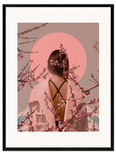 Framed art print Peach Blossoms of Veria
