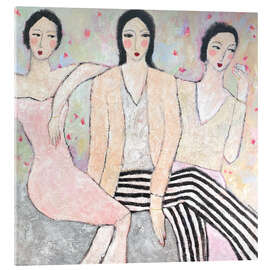 Tableau en verre acrylique True Colours - Adriane Dworzak