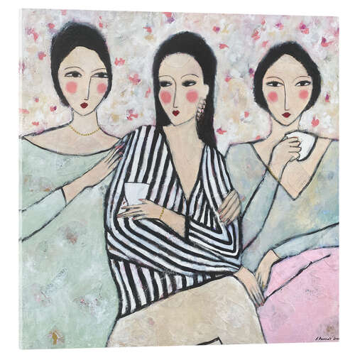Tableau en verre acrylique Coffee Break Secrets