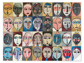 Sticker mural Most Wanted - Adriane Dworzak