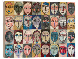 Wood print Most Wanted - Adriane Dworzak