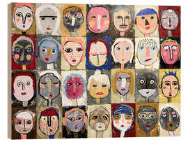 Wood print Generations - Adriane Dworzak