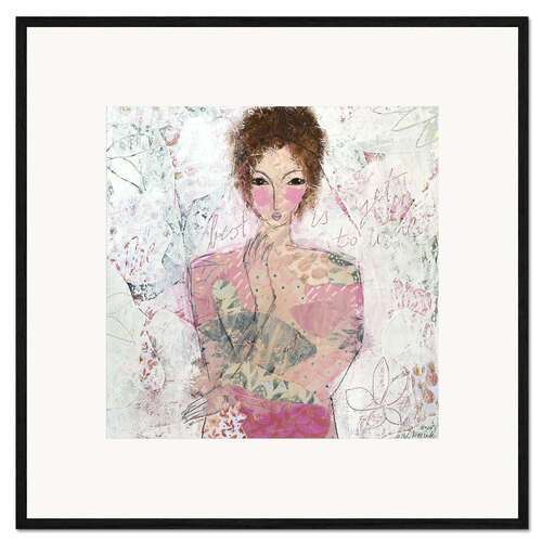 Framed art print The best is yet to come