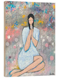 Holzbild Zeit vergeht - Adriane Dworzak