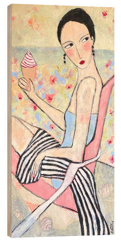 Tableau en bois Summer Delight