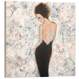 Tableau en bois Always on my mind - Adriane Dworzak