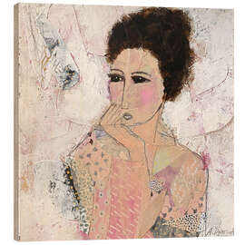 Tableau en bois Still not found - Adriane Dworzak