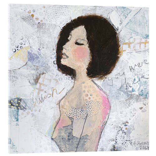 Tableau en verre acrylique Wish you were here