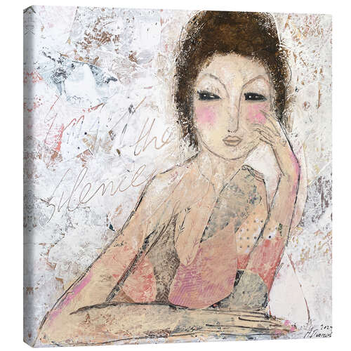 Tableau sur toile Enjoy the silence