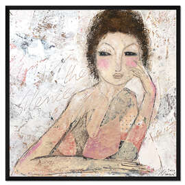 Gerahmter Kunstdruck Genießen Sie die Ruhe