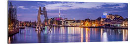Alubild Berliner Skyline mit Molecule Men - Jan Christopher Becke