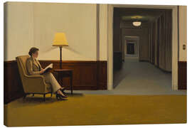 Quadro em tela Quiet Hotel Lobby