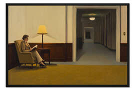 Gerahmter Kunstdruck Ruhige Hotellobby