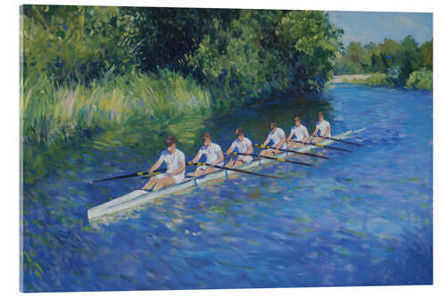 Acrylic print Rowers Gliding