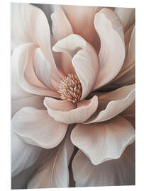 Foam board print In Stillness, a Flower - Annika Persson