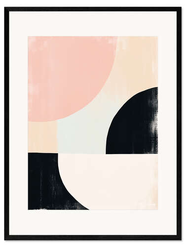 Impresión de arte enmarcada Minimalist Abstract