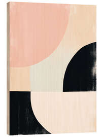 Trätavla Minimalist Abstract