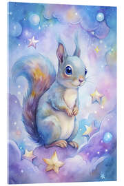 Acrylic print Squirrel in the fantasy world - nobelart