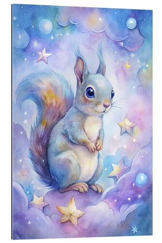 Quadro em plexi-alumínio Squirrel in the fantasy world